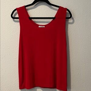 Chico's Travelers Vibrant Red Tank Top
Chico’s Sz 3 =
Sz XL